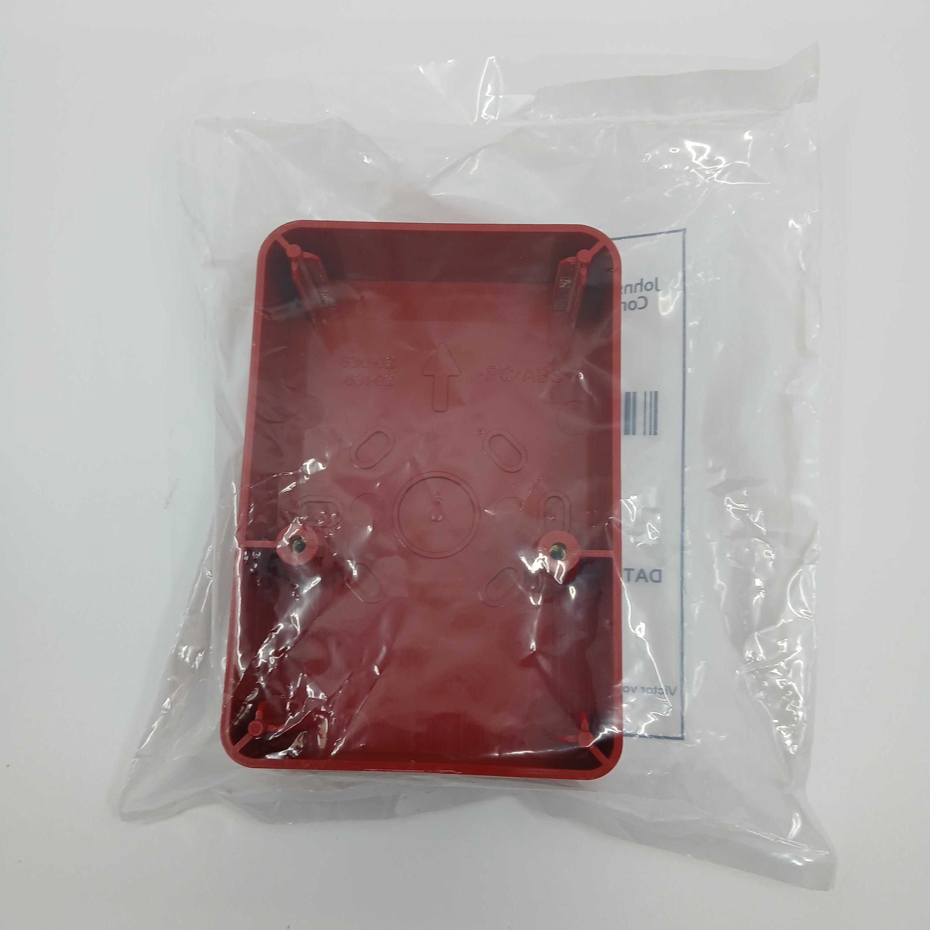 FireClass 557.080.011 Deep Surface Back Box - Red - JEM Systems UK