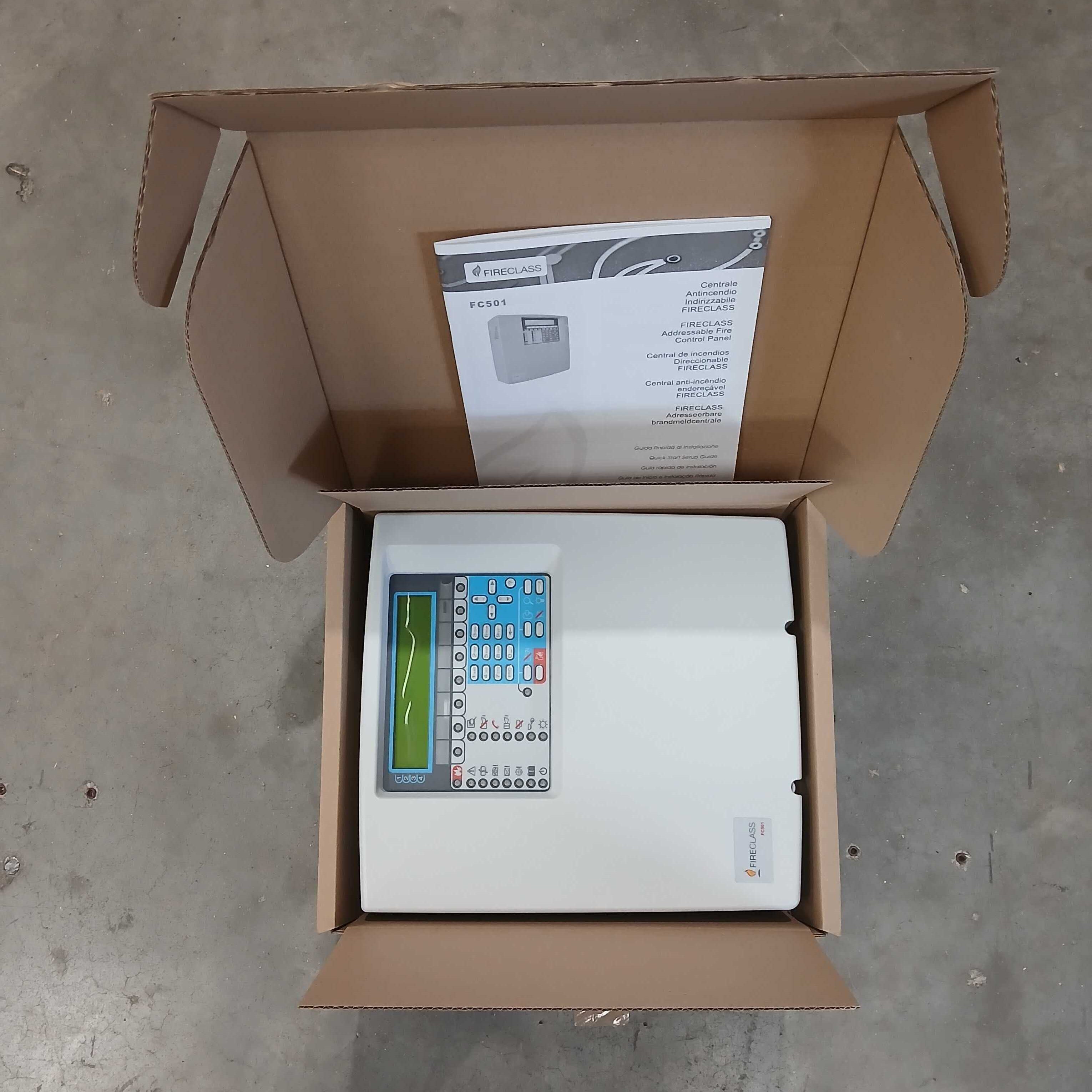 FireClass 557.200.719 FC501-L Triple Circuit Single Loop Panel with 1.5A PSU - JEM Systems UK