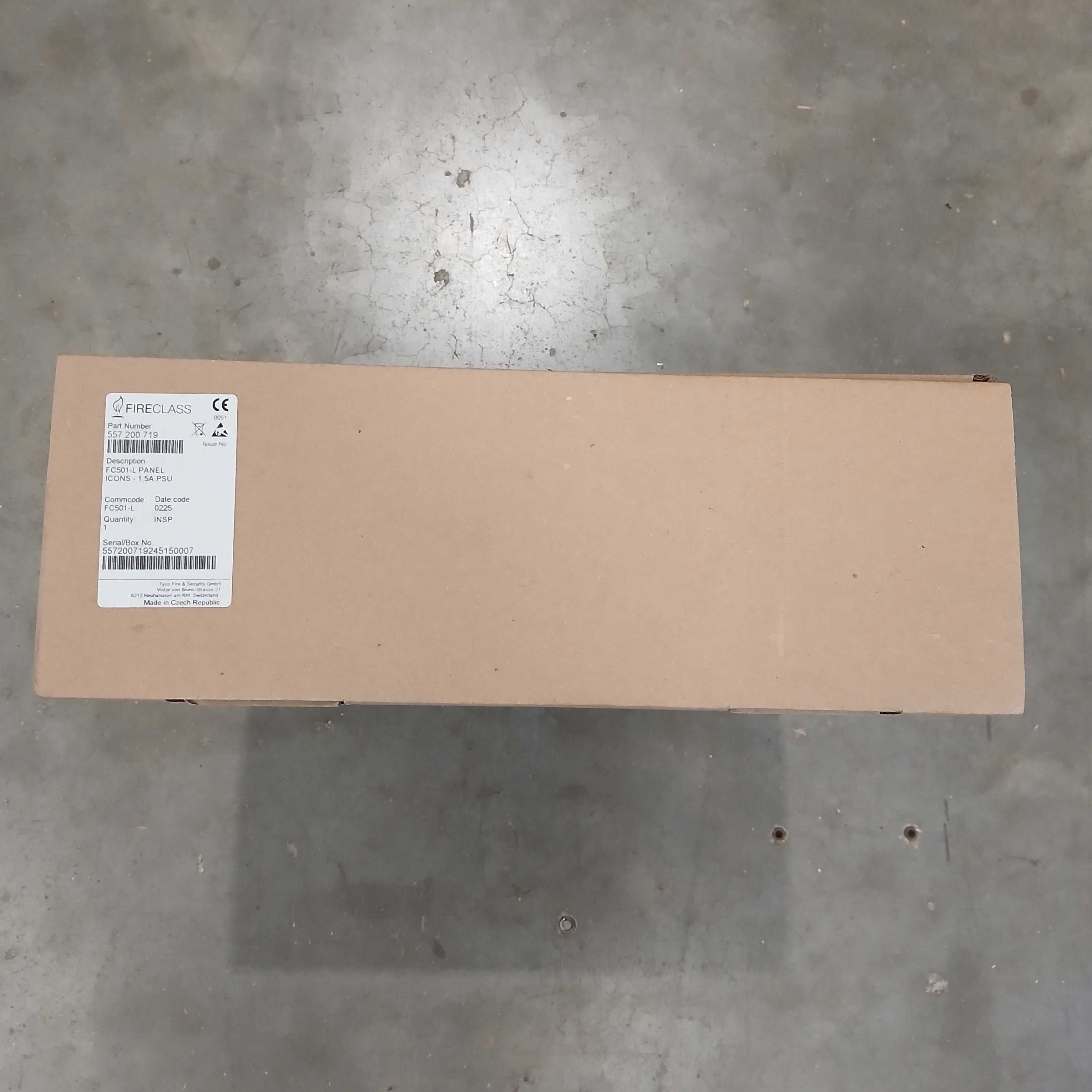 FireClass 557.200.719 FC501-L Triple Circuit Single Loop Panel with 1.5A PSU - JEM Systems UK