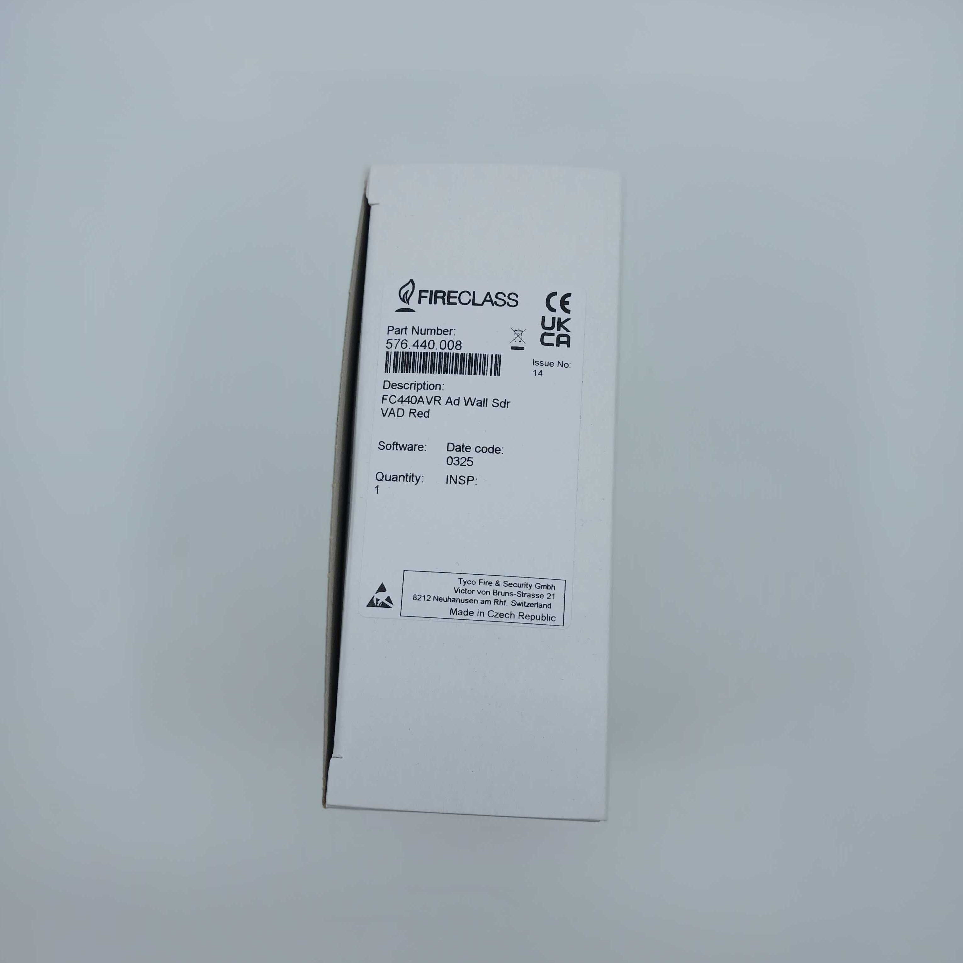 FireClass 576.440.008 FC440AVR Addressable Red Wall Sounder VAD - JEM Systems UK