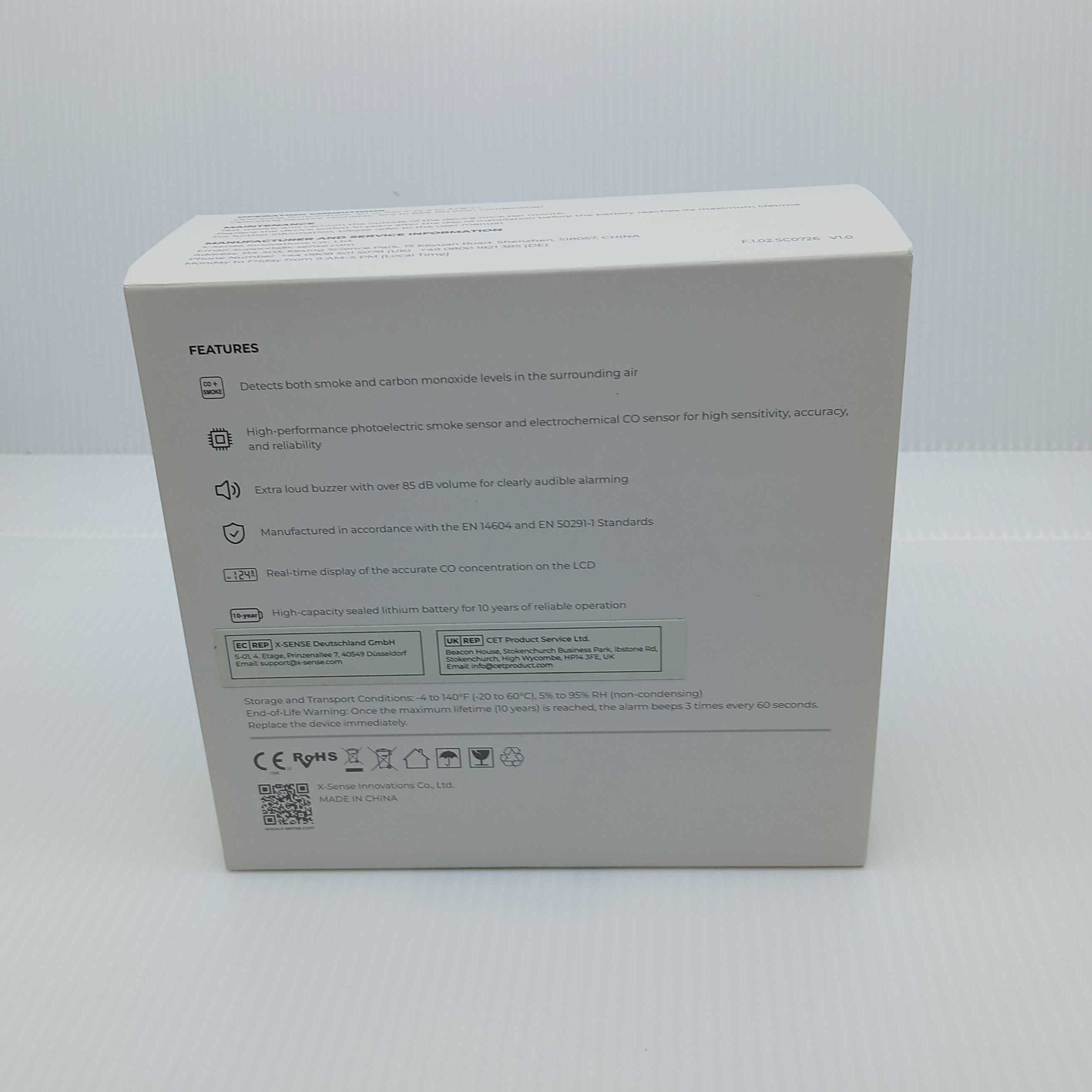 X-Sense SC07 Stand-Alone Smoke+CO Alarm - JEM Systems UK