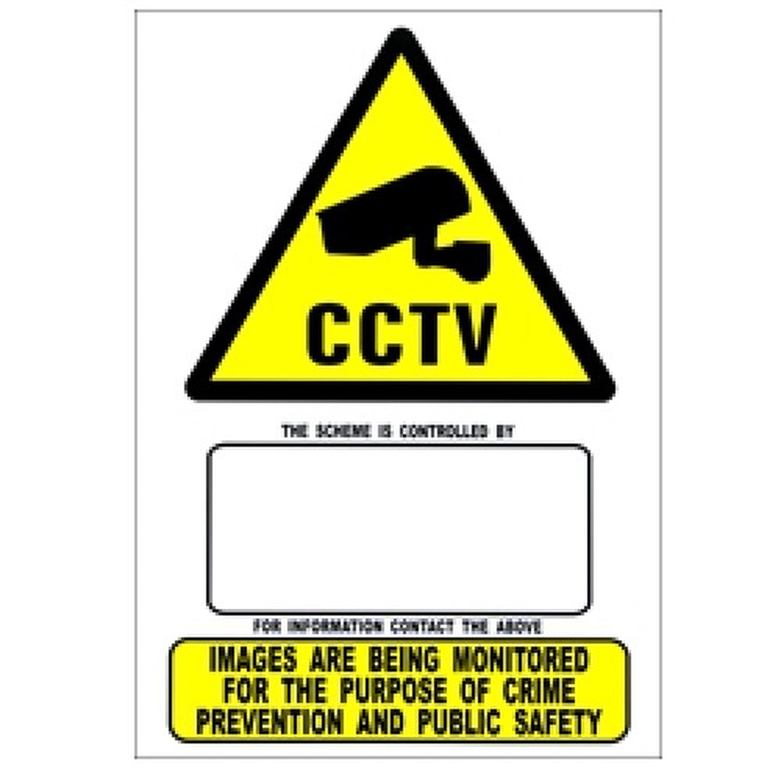 Haydon A5 CCTV Warning Sign