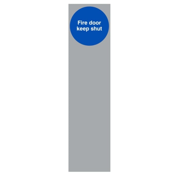 Prestige Fire Door Keep Shut Sign C/W Pre Drilled Screw Holes - JEM Systems UK