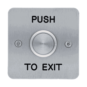Comelit GDX Push Button Exit Device 25mm Stainless Steel