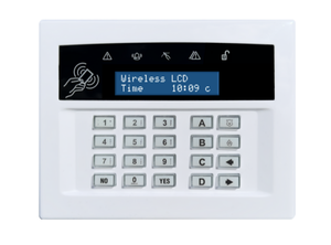 Pyronix LCDRKP-WE Wireless LCD Keypad for Enforcer V11 & Euro 76 with Wireless ZEM