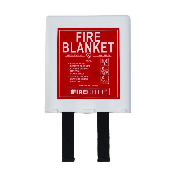 Firechief Basic Pod Fire Blanket White 1 x 1m (BPW1/K40) - JEM Systems UK