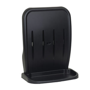 Firechief HS25/BLACK Moulded Two Part Double Stand Black