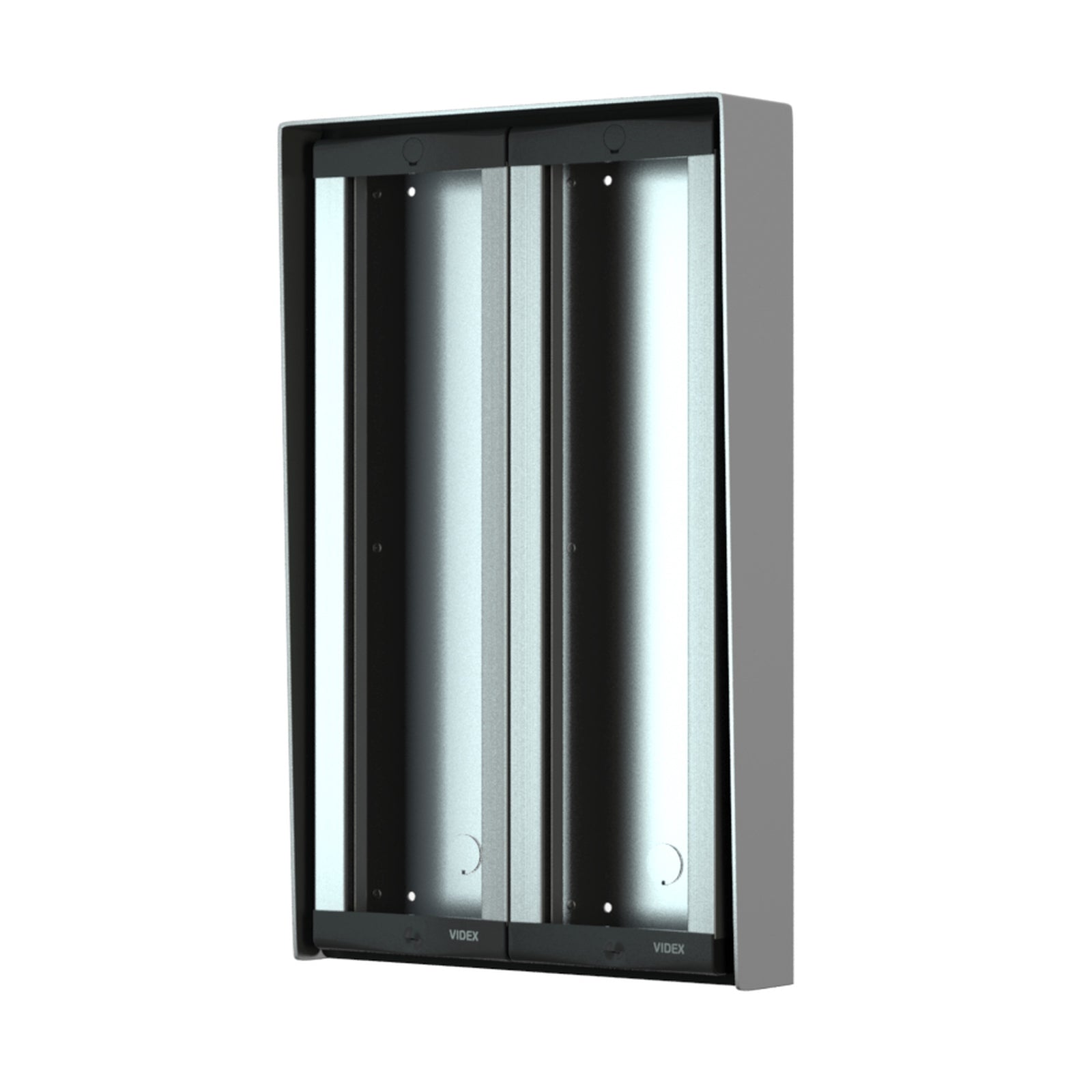 Videx 8000 Series 6 Module 2 Row Surface Box Aluminium