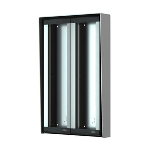 Videx 8000 Series 6 Module 2 Row Surface Box Aluminium