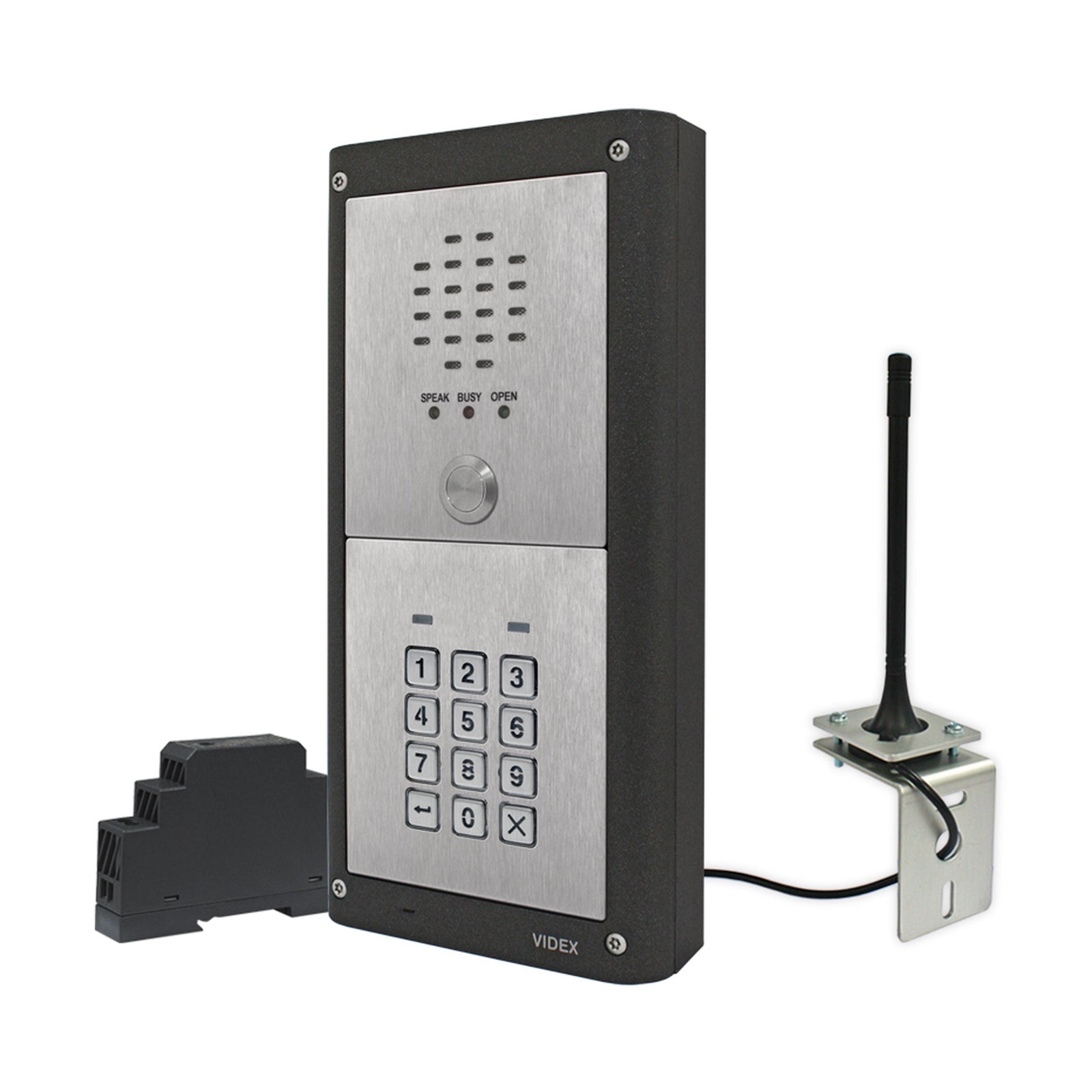 Videx 1 Button VR 4K Surface 4G GSM Audio Kit c/w Codelock