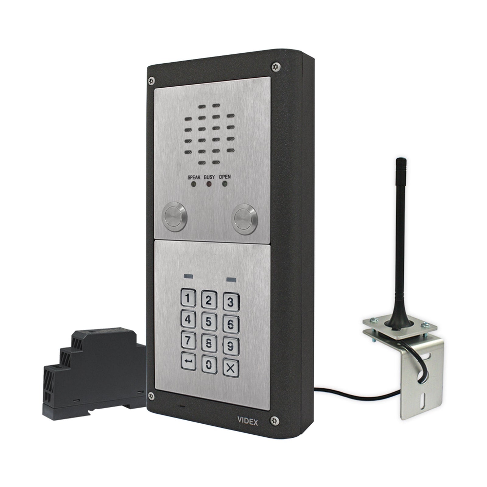 Videx 2 Button VR 4K Surface 4G GSM Audio Kit c/w Codelock