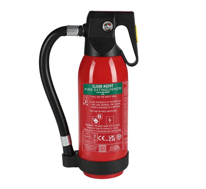 Ceasefire 2kg Fluoroketone Clean Agent Fire Extinguisher (CF-001333)