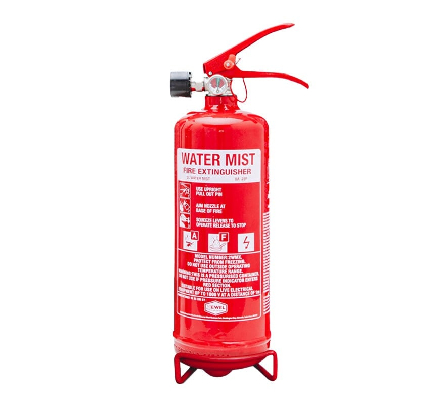 Jewel 2 Litre Water Mist Fire Extinguisher (2WMX)
