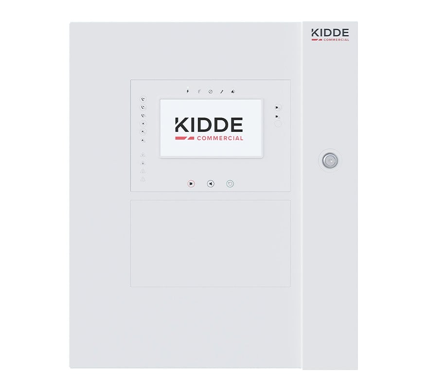 Kidde 2X-A 2 Loop Addressable Touchscreen Fire Panel with Fire Brigade Controls (Larger PSU) (2X-AT-F2-FB-P) - JEM Systems UK