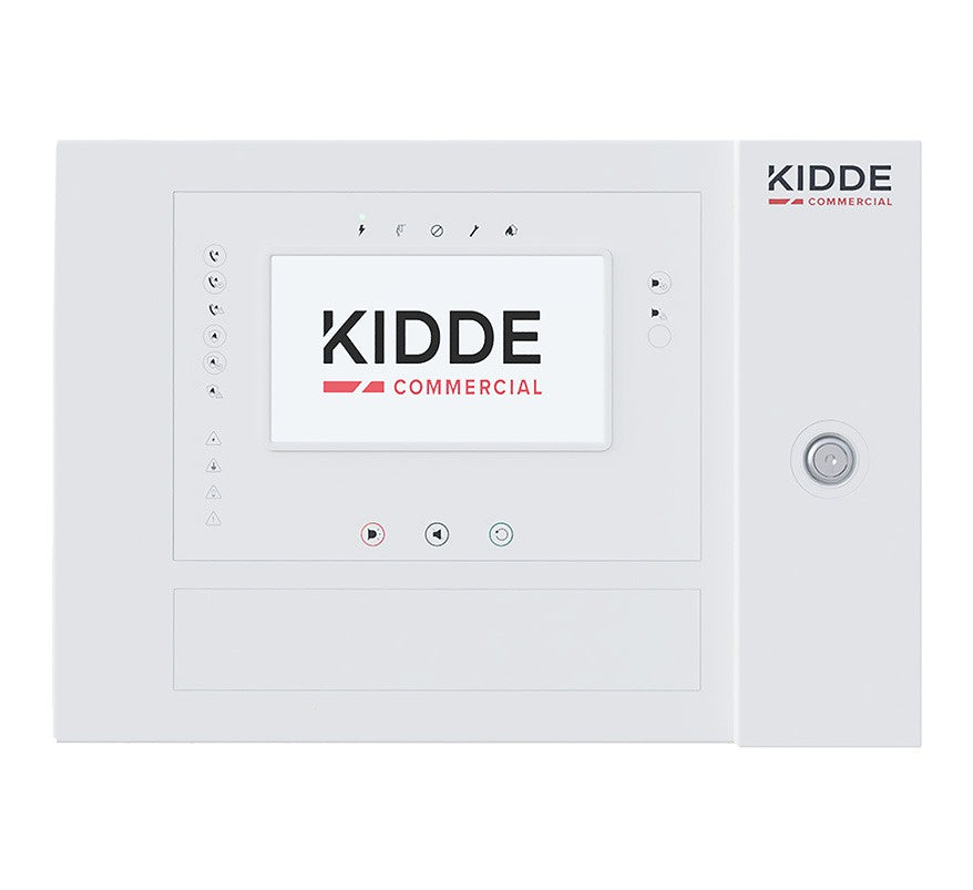 Kidde 2X-A Addressable Touchscreen Repeater Panel with Fire Brigade Controls (Small Cabinet) (2X-AT-FR-FB-S) - JEM Systems UK
