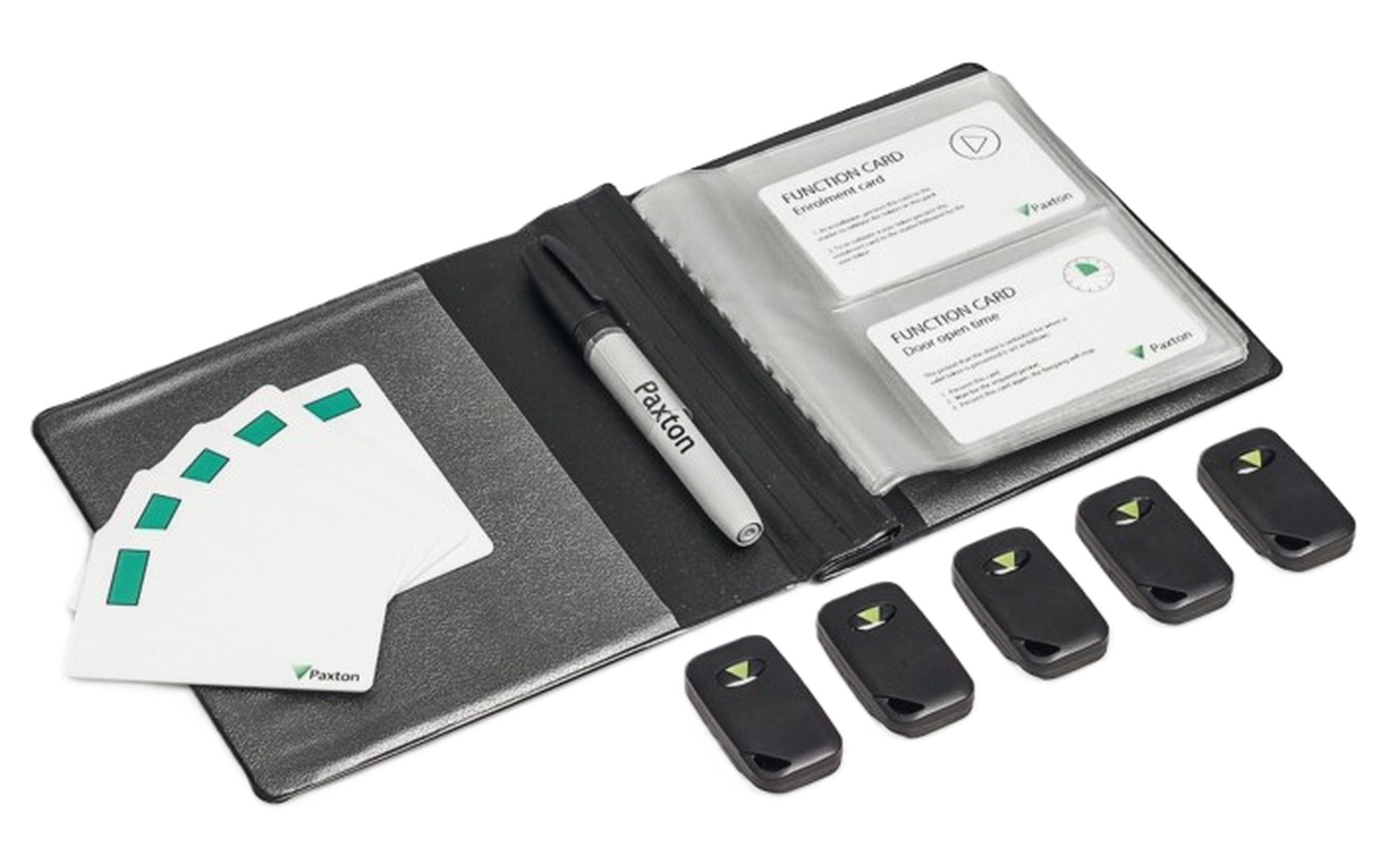 Paxton Switch2 Hands-Free 10 Keyfob Pack Green