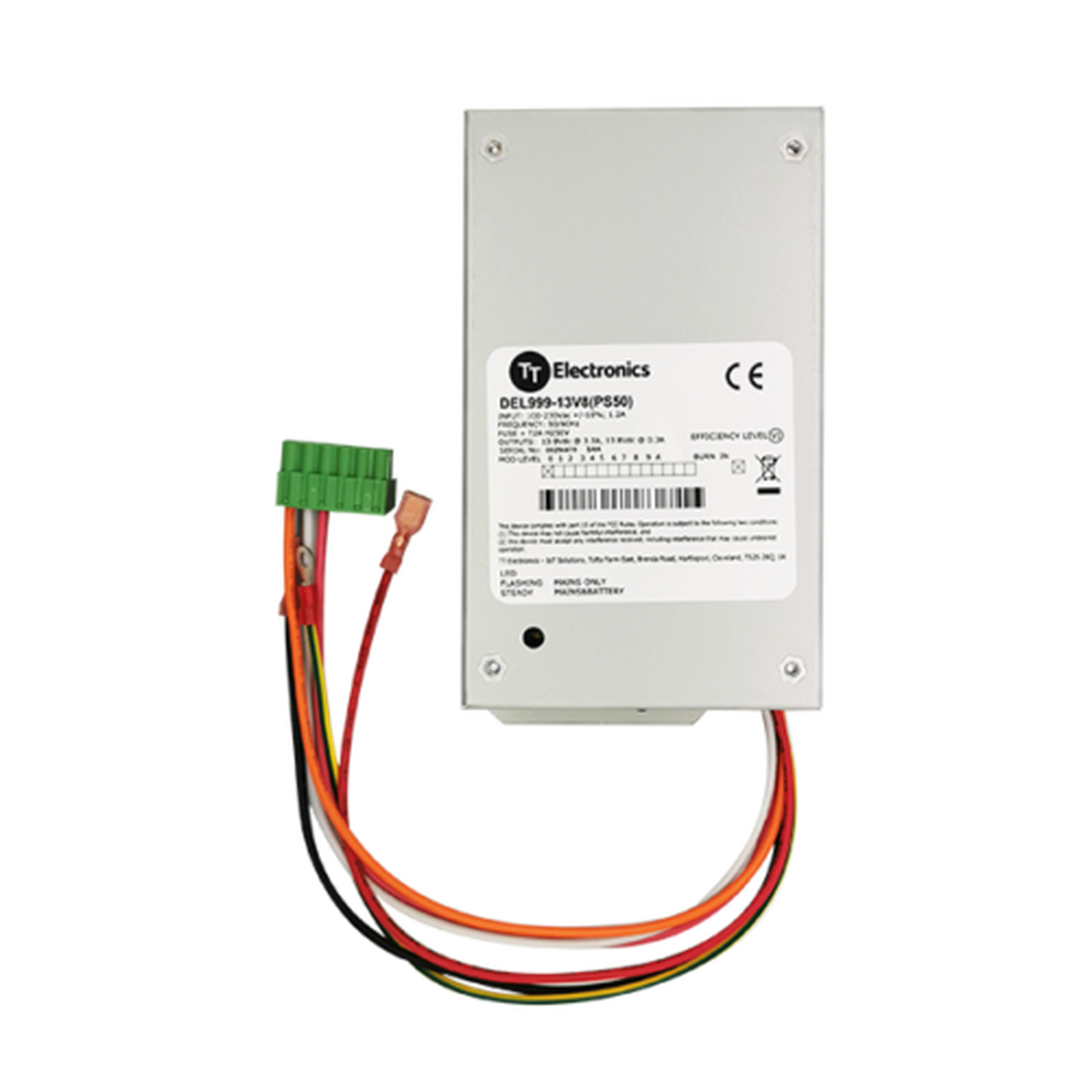 Comelit PAC Power Supply with 12VDC Battery Charger (No DIN Rail) at 50W