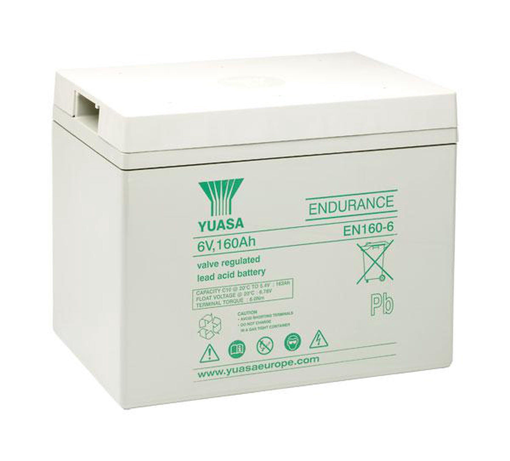 Yuasa 6V 160Ah Industrial High Rate VRLA Battery