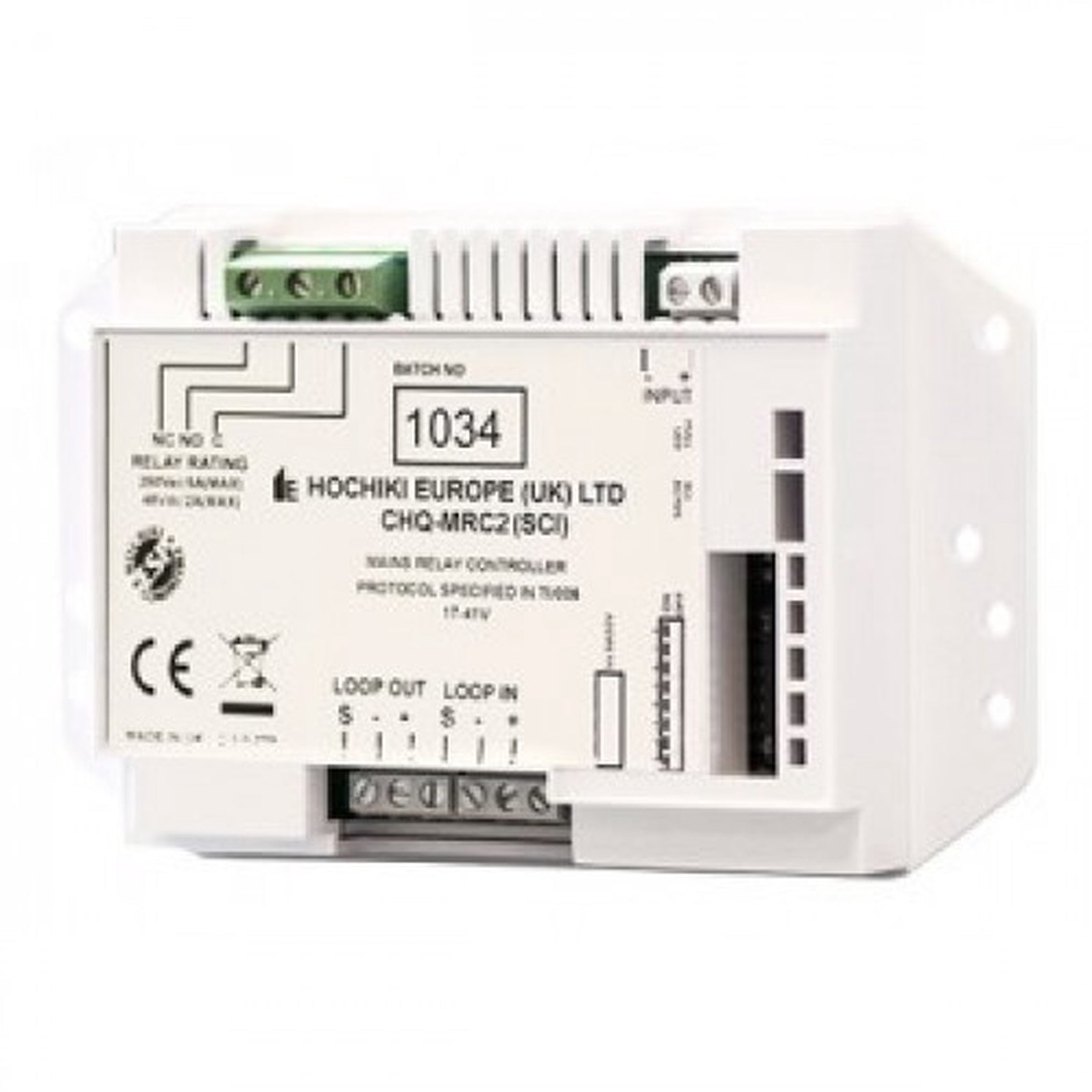 Hochiki Mains Relay Controller with SCI