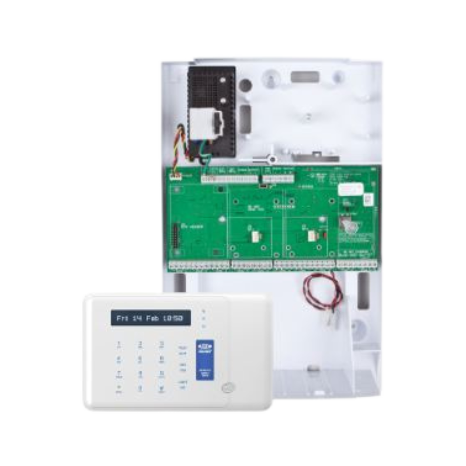 HKC Control Panel c/w RF Touch Keypad White & 4G Comms Card