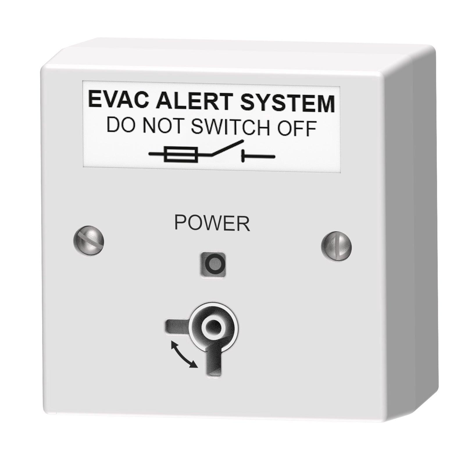 C-TEC EACIE Evacuation Alert System Isolator Keyswitch White