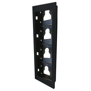 Comelit Ultra 4 Module Flush Mount Frame Black