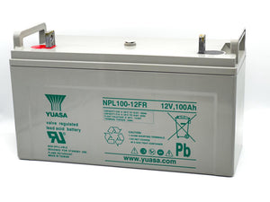 Yuasa 12V 100Ah Industrial VRLA Battery Flame Retardant