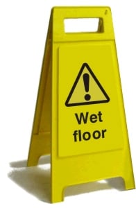 Caution Wet Floor Free-Standing Sign - JEM Systems UK