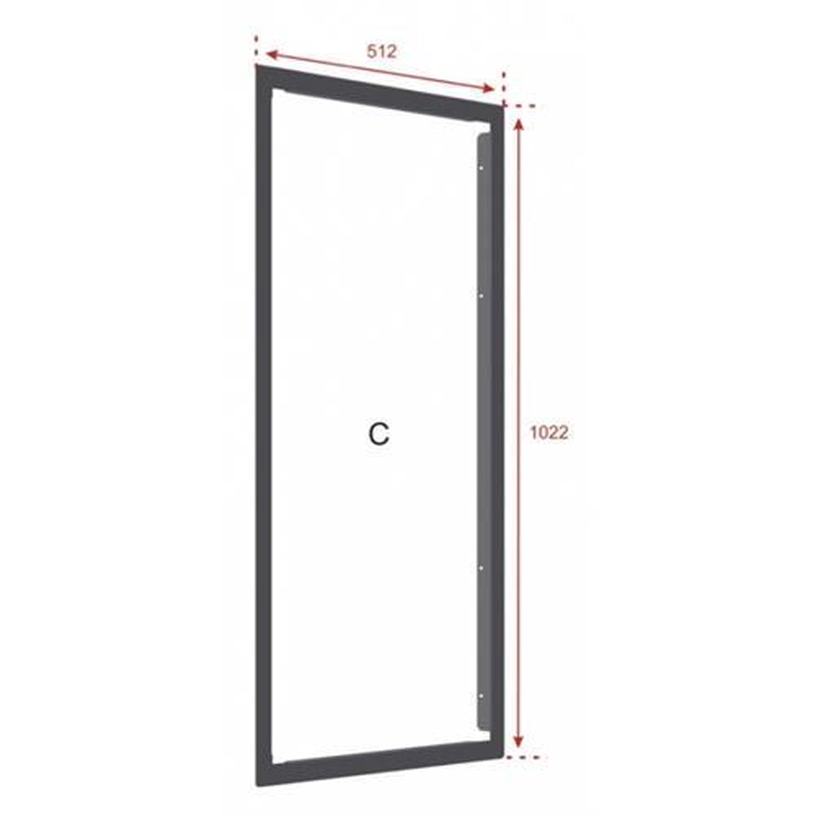 C-Tec Flush-Fit Bezel for ZFP Medium Cabinet