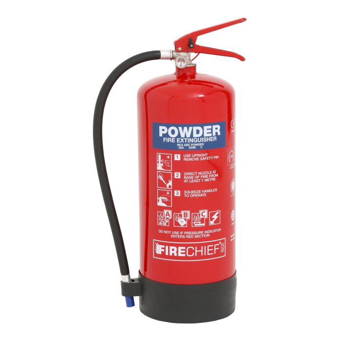 Firechief XTR 9kg Powder Extinguisher (FXP9) - JEM Systems UK