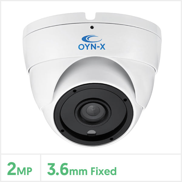 2MP 4-in-1 Fixed Lens Turret Camera with 24pcs (White)