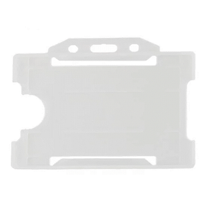 Controlsoft Open Faced Cardholder Clear (Pack 100)