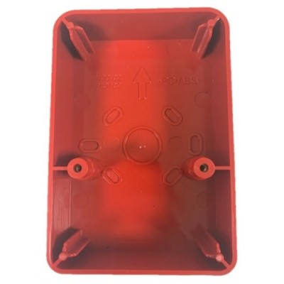 FireClass 557.080.011 Deep Surface Back Box - Red - JEM Systems UK