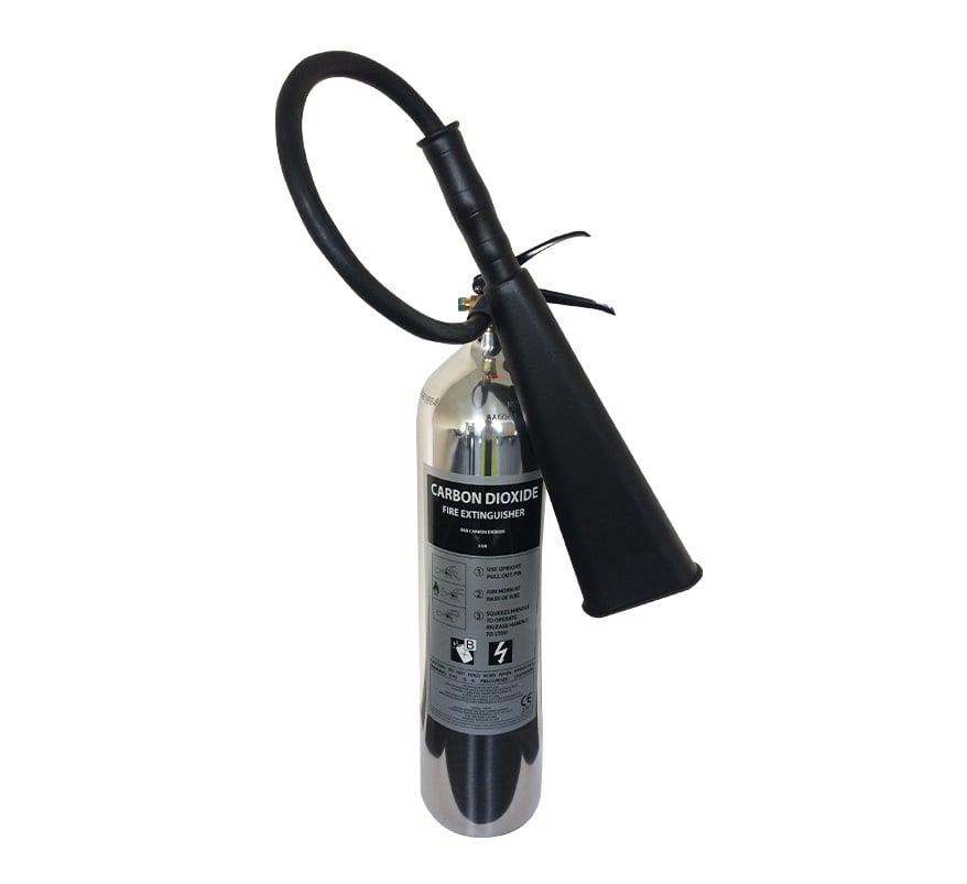 Jewel 5kg CO2 Polished Aluminium Fire Extinguisher (5CPX)