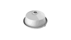 Hikvision DS-1253ZJ-L Rain Shade for Outdoor Dome Cameras