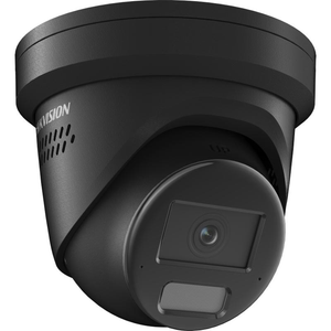 Hikvision DS-2CD2346G2H-IS2U/SL(2.8mm)(BLACK) 4MP AcuSense Strobe Light & Audible Warning Fixed Turret Network Camera Black