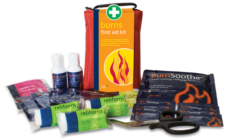 Reliance Medical Burns First Aid Kit (Stockholm Bag) (142) - JEM Systems UK
