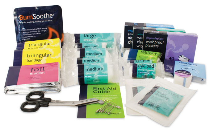 Reliance Medical Refill for Workplace BS8599-1 First Aid Kit (Small) (657) - JEM Systems UK