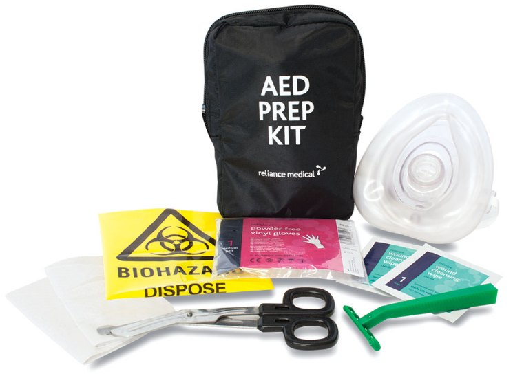 Reliance Medical AED Prep Kit in Large Borsa Bag (Black) (2877) - JEM Systems UK