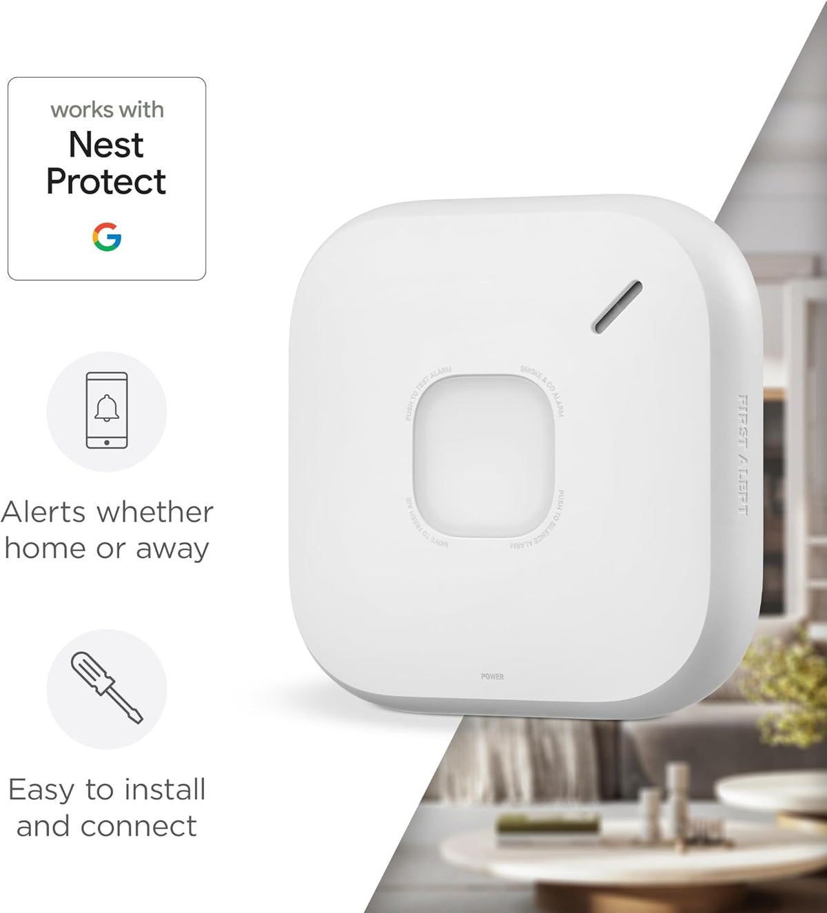 First Alert SC5 Hardwire Smart Smoke & Carbon Monoxide Alarm SMCO600NV-AC - JEM Systems UK