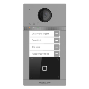 Hikvision DS-KV8413-WME1(C)/Flush 4 Buttons Metal Villa Door Station