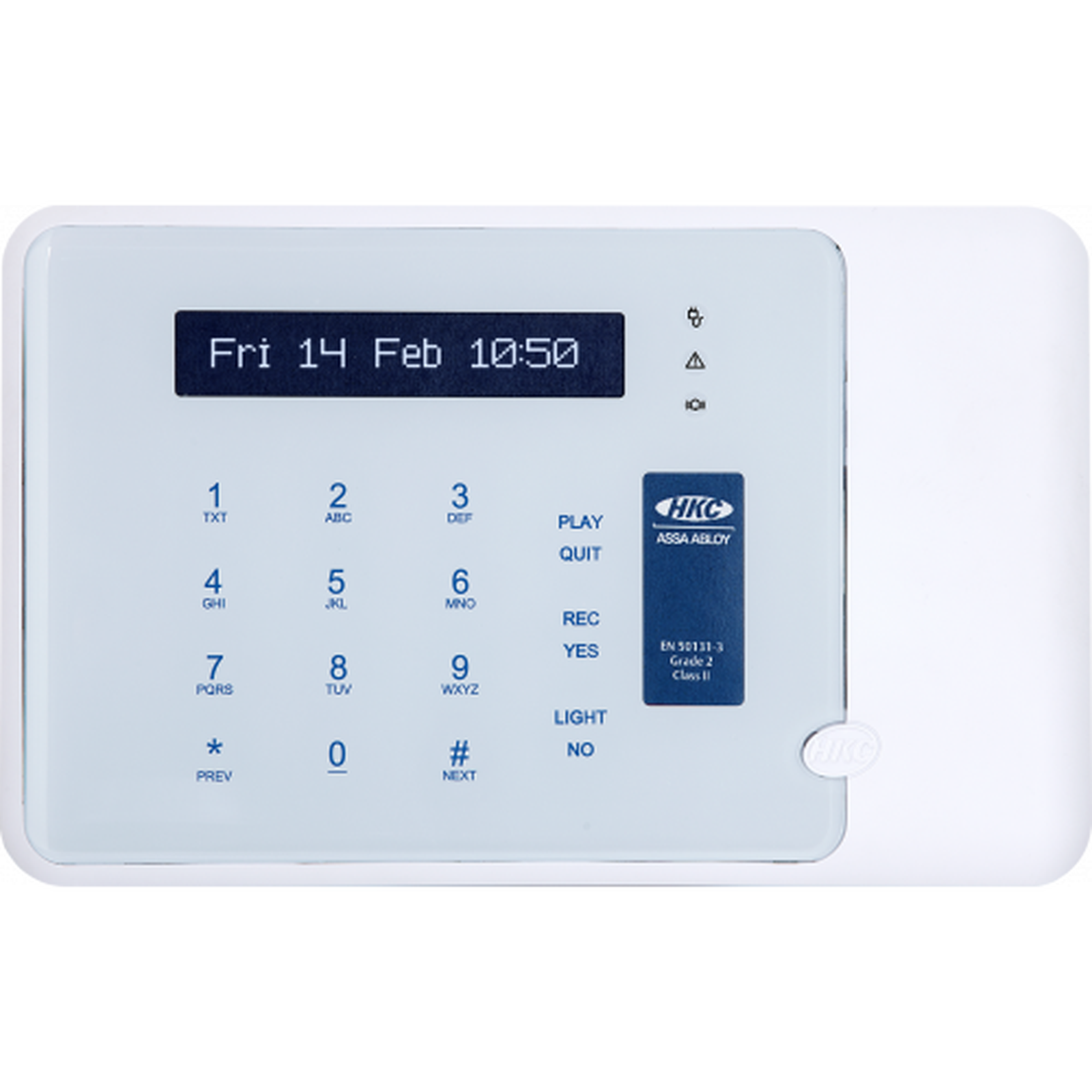 HKC Wired Touchkeypad White
