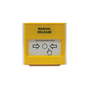 Comelit Resettable Manual Release Call Point & Cover Yellow