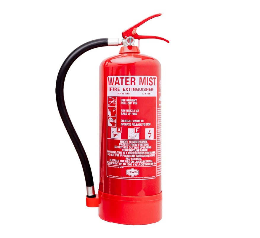 Jewel 6 Litre Water Mist Fire Extinguisher (6WMX)