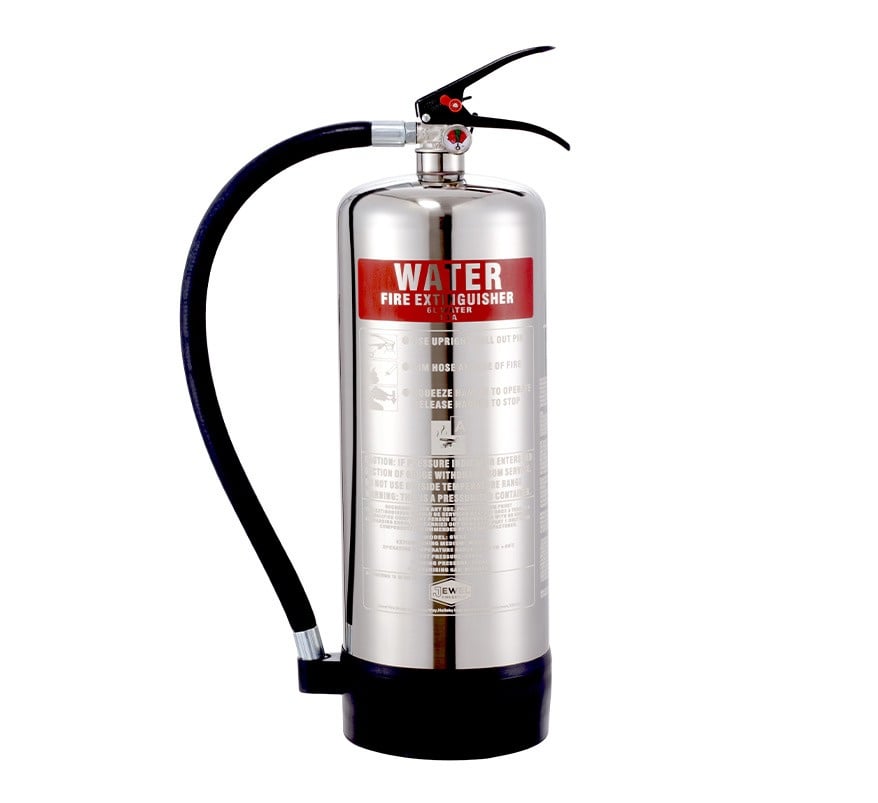Jewel 9 Litre Water Stainless Steel Fire Extinguisher (9WSX)