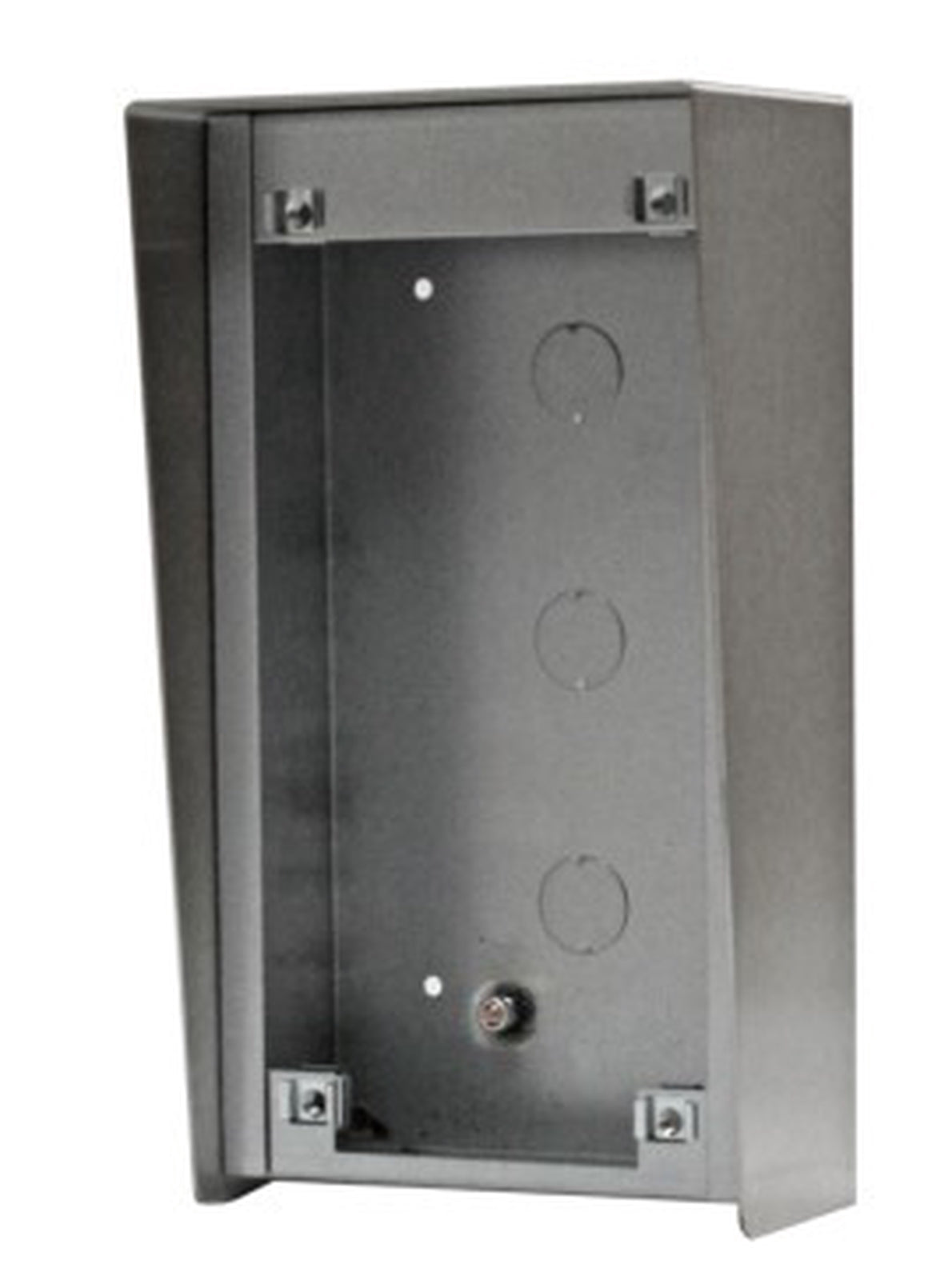 Videx Surface Back Box c/w Rainshield for 130x280mm VR Panel Stainless Steel