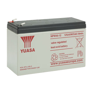 Yuasa NPW45-12 12V 7.5Ah AGM VRLA Battery