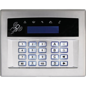 Pyronix LCD-CASING/CHROME Keypad Case Chrome for EURO-LCDPZ/SCHROME