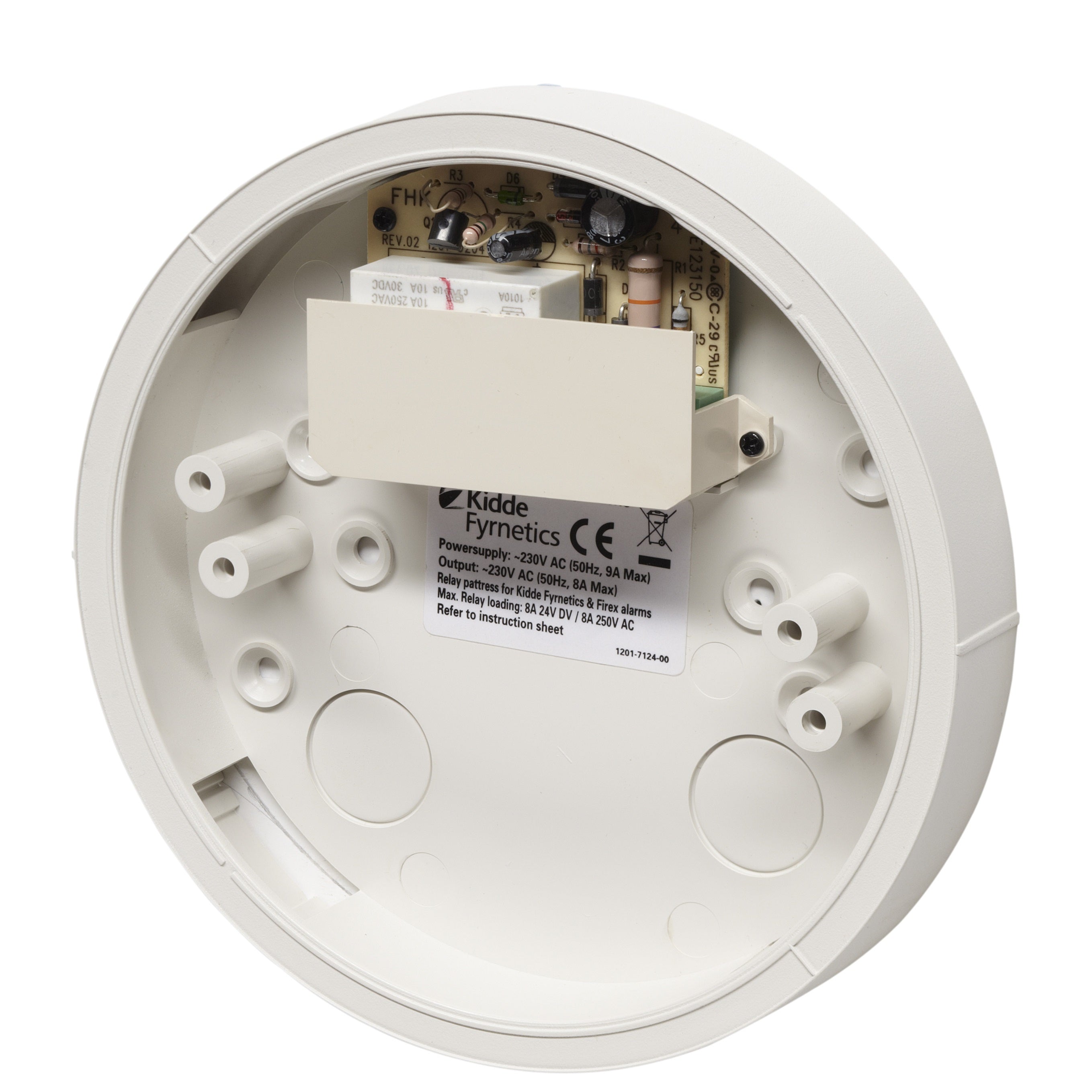 Kidde SMK23RU Mains Pattress with Relay - JEM Systems UK