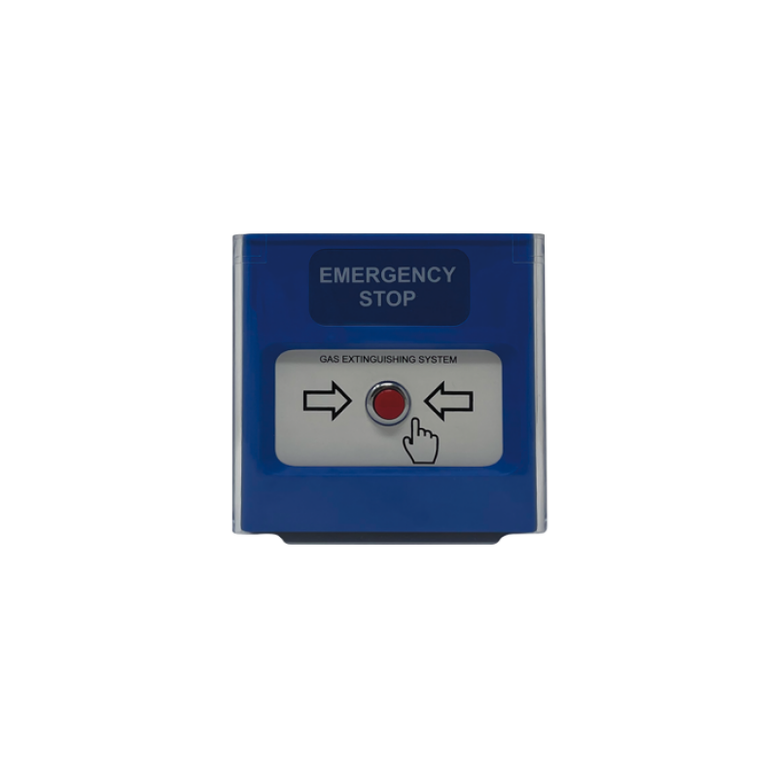 Comelit Emergency Stop Button Blue for Extinguishing System